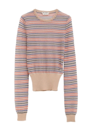 JW Anderson striped-pattern sweater - Neutrals