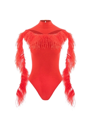 MANURÍ Dolly bodysuit - Red