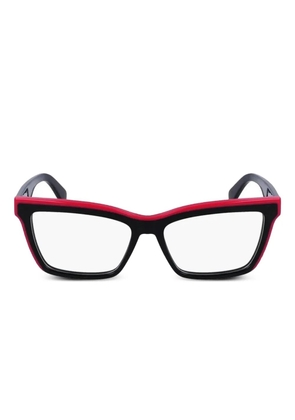 LIU JO contrast-border glasses - Black