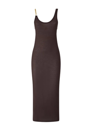 PINKO chain-strap sleeveless dress - Brown