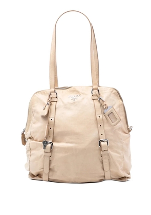 Prada Pre-Owned 2021-2025 Nappa New Look tote bag - Brown