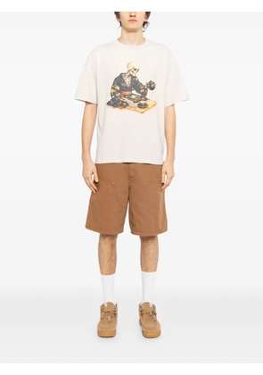 Melt graphic-print T-shirt - Neutrals