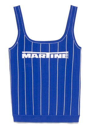 Martine Rose logo-print vest - Blue
