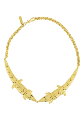 Begüm Khan crocodile-motif necklace - Gold