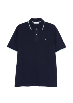 Manuel Ritz contrasting-trim polo shirt - Blue
