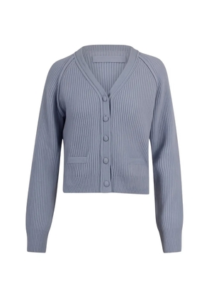 Victoria Beckham ribbed cardigan - Grey