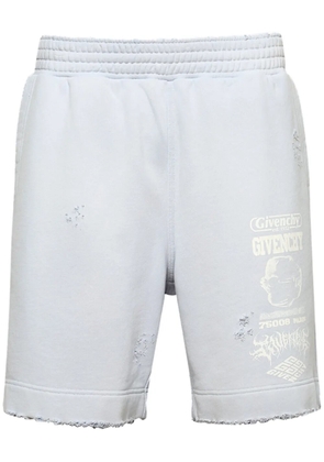 Givenchy New Board cotton track shorts - Blue