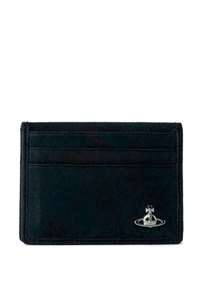 Vivienne Westwood logo leather cardholder - Black