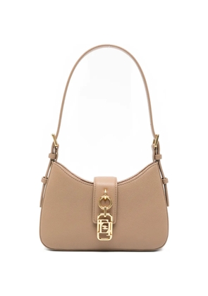 Elisabetta Franchi logo-charm tote bag - Neutrals