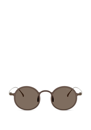 Giorgio Armani round-frame sunglasses - Brown
