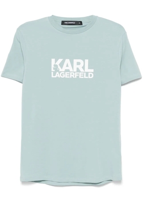 Karl Lagerfeld logo-print T-shirt - Blue
