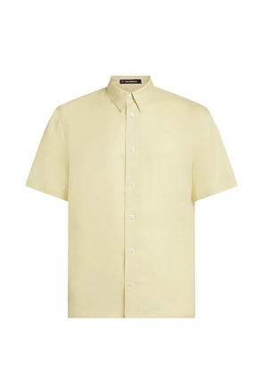 Karl Lagerfeld embroidery linen shirt - Yellow