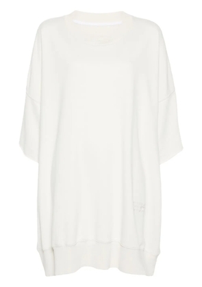 MM6 Maison Margiela sweatshirt dress - White