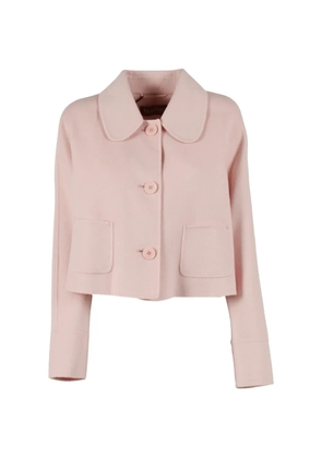 Max Mara buttoned patch-pocket jacket - Pink