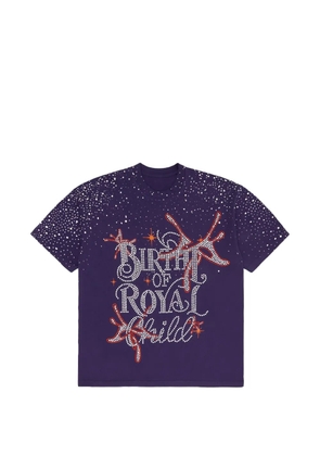 BIRTH OF ROYAL CHILD round-neck T-shirt - Purple