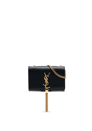 Saint Laurent Pre-Owned 2015 Small Smooth Calfskin Monogram Kate Tassel crossbody bag - Black