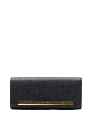 Saint Laurent Pre-Owned 2013-2026 Grained Calfskin Lutetia Flap clutch bag - Black
