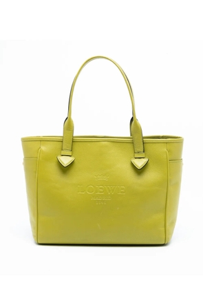 Loewe Pre-Owned 2012 Leather Heritage tote bag - Green