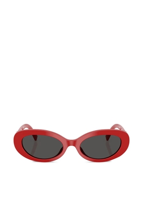 Dolce & Gabbana Eyewear oval-frame sunglasses - Red