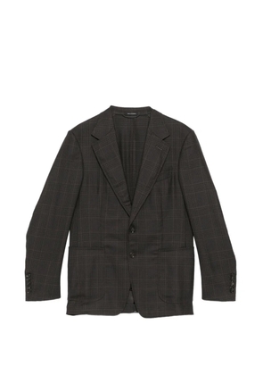 TOM FORD plaid blazer - Brown