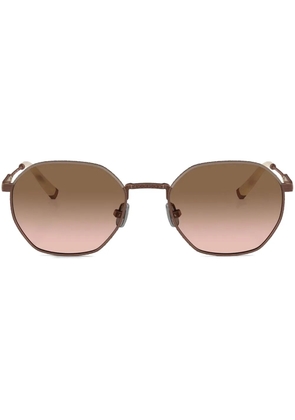 Brunello Cucinelli round-frame sunglasses - Brown