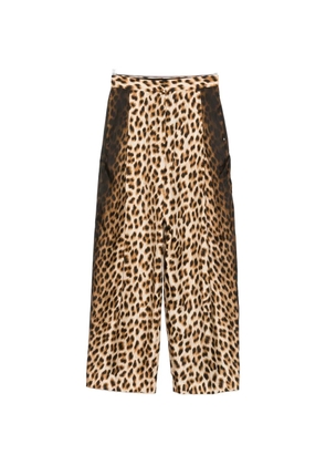Sportmax Spxoblo animal-print trousers - Neutrals