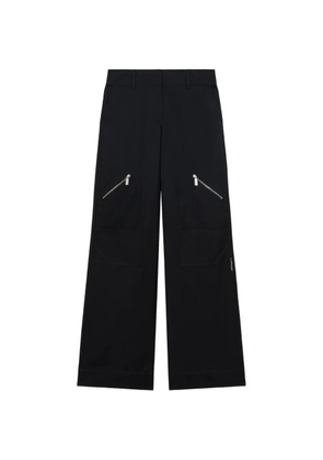 Off-White gabardine pocket trousers - Black