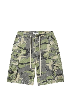 Vale Winter Soulja camouflage shorts - Green