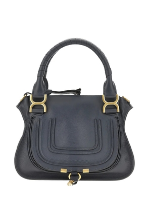 Chloé small Marcie leather tote bag - Blue