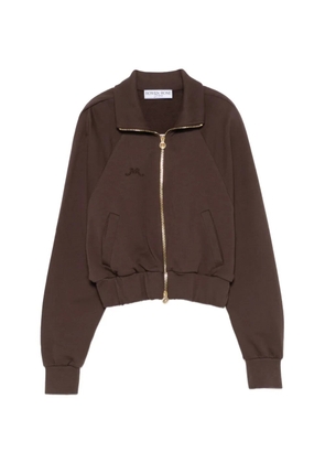 Rowen Rose zip-fastening sweatshirt - Brown