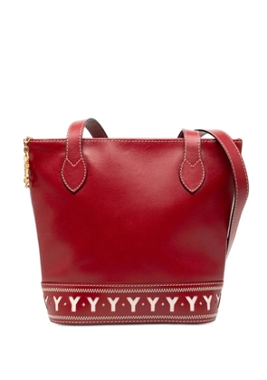 Saint Laurent Pre-Owned 20th Century Leather Y shoulder bag - Red