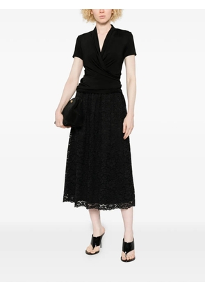 ANDIATA Jen 80 lace midi skirt - Black