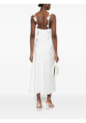 ROTATE BIRGER CHRISTENSEN cowl-neck midi dress - White