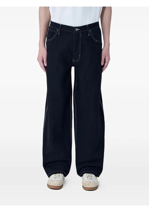 STORY mfg. Poetry logo-patch jeans - Black