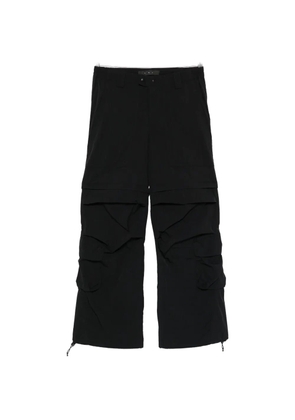 JG1 belt-loops pants - Black