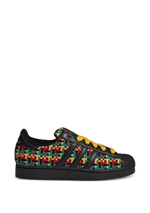 adidas x Bob Marley Superstar II woven sneakers - Black