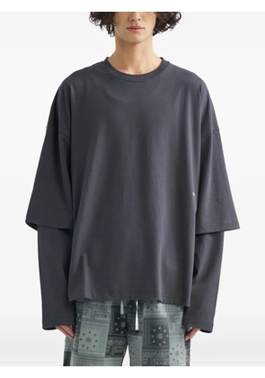 Off Duty double sleeve T-shirt - Grey