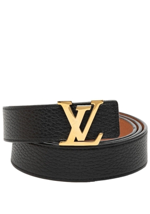 Louis Vuitton Pre-Owned 2013 Grained Leather LV Initiales Reversible belt - Black