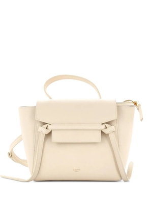 Celine Pre-Owned Belt Bag Textured Leather Nano shoulder bag - Neutrals