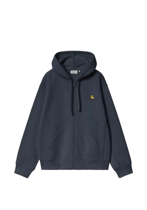 Carhartt WIP American Script zip-up hoodie - Blue