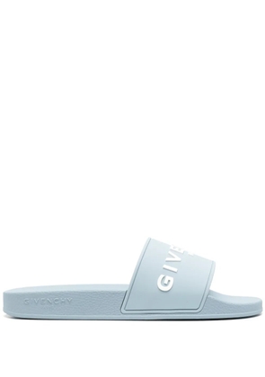 Givenchy logo-embossed slides - Blue