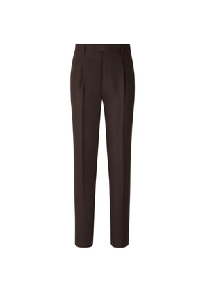 Zegna pleated trousers - Brown