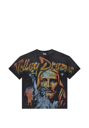 Vale gods city printed T-shirt - Grey