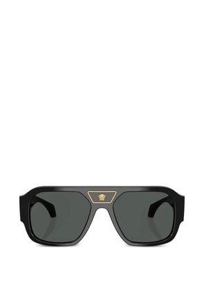 Versace Eyewear Medusa geometric-frame sunglasses - Black