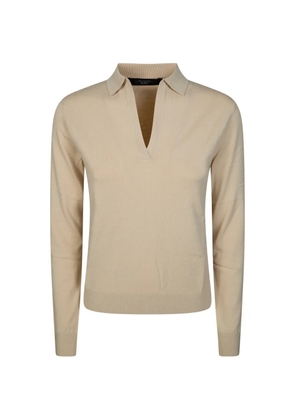 Weekend Max Mara polo V-neck top - Neutrals