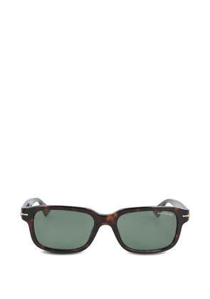 Montblanc Nib rectangle-frame sunglasses - Brown