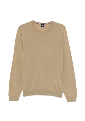 BOSS crew-neck sweater - Neutrals