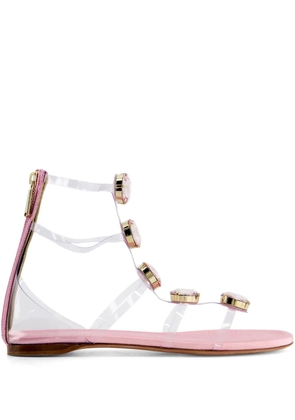 Giambattista Valli Diamond Clash flat sandals - Pink