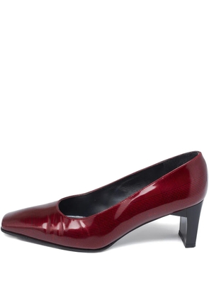 Stuart Weitzman 60mm square-toe pumps - Red
