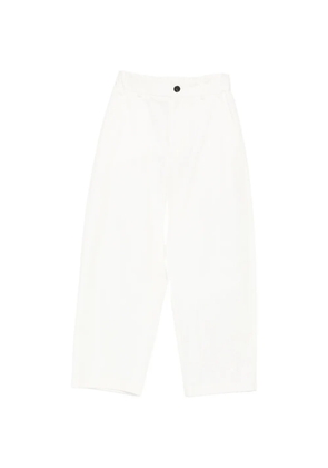nicholson & nicholson button-fastening trousers - White